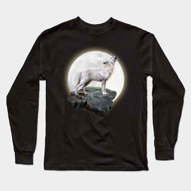 WOLF Long Sleeve T-Shirt by sherifarts